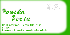 monika perin business card